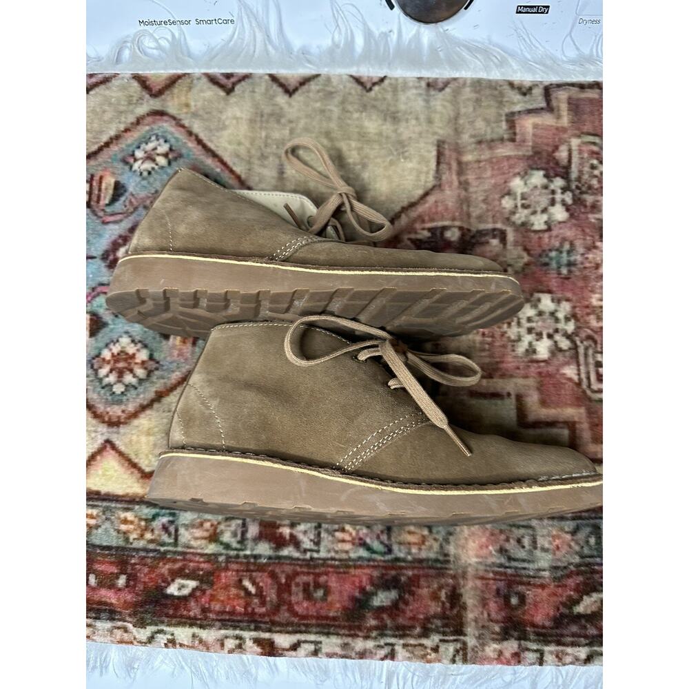 L.L Bean Stonington Tan Brown Suede Boots 7 Chukka EUC - Picture 4 of 7
